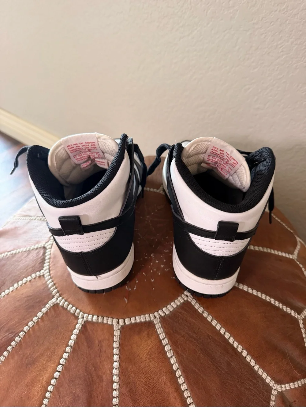 Nike Black & White High-Top Sneakers